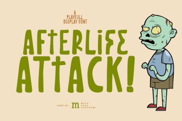 Afterlife Attack: A Standout Display Font for Bold Campaigns