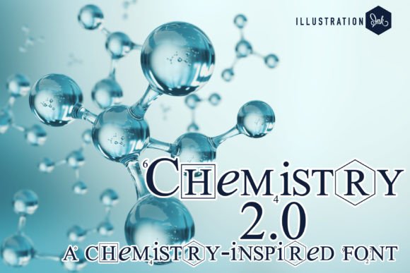 Chemistry 2.0: A Science-Inspired Display Font for Digital Design