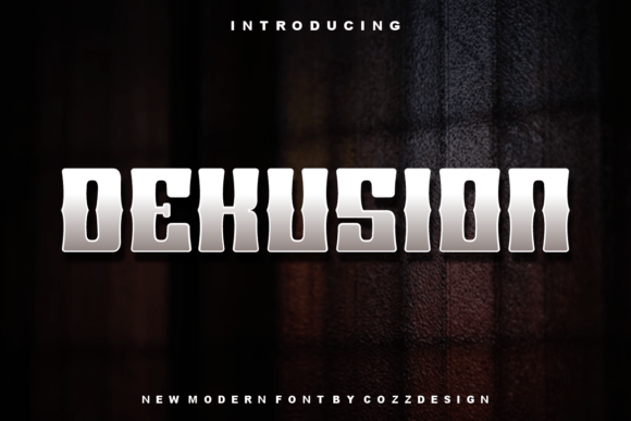Dekusion: A Standout Display Font for Handmade Creators