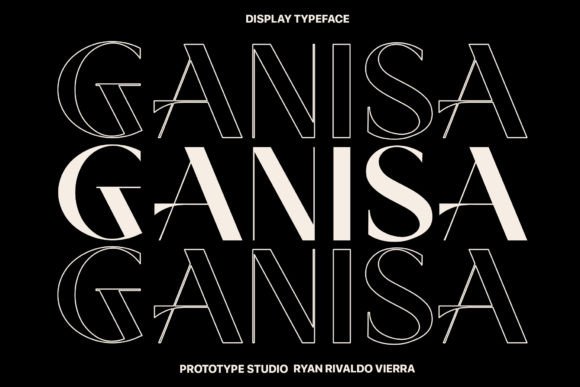 Ganisa: A Display Typeface That Makes Your Headlines Unmissable