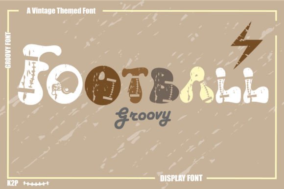 Groovy Football: A Bold Display Font for Digital Brand Impact