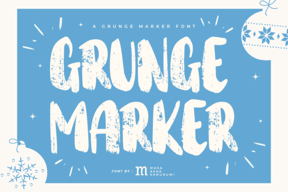 Grunge Marker: A Playful Display Font for Digital Branding