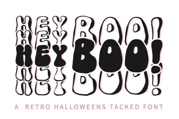 Hey Boo: A Spooky-Retro Display Font That Brings Handmade Halloween Magic to Life