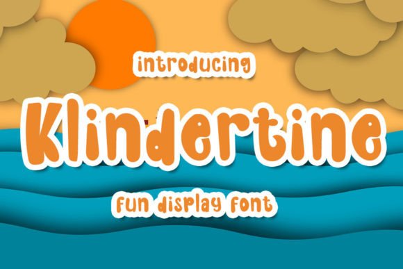 Klindertine: A Sweet, Friendly Display Font for Small Business Branding