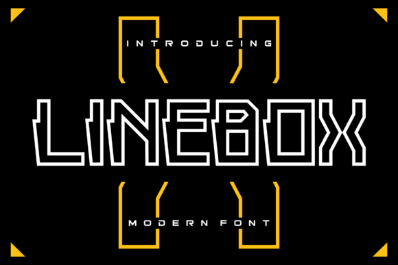 Linebox: A Classy Display Font for Small Business Branding