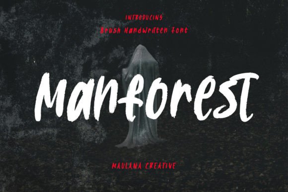 Manforest: A Stylish Handwritten Display Font for Modern Branding