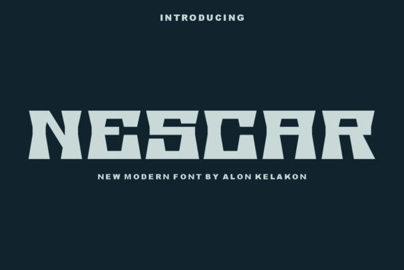 Nescar: A Playful Display Font That Delivers Personality