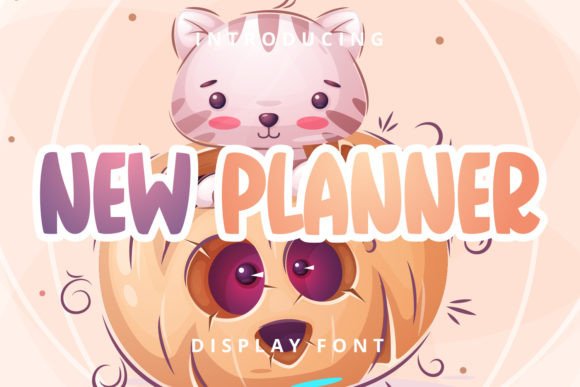 New Planner: A Modern Display Font for Handmade Creators