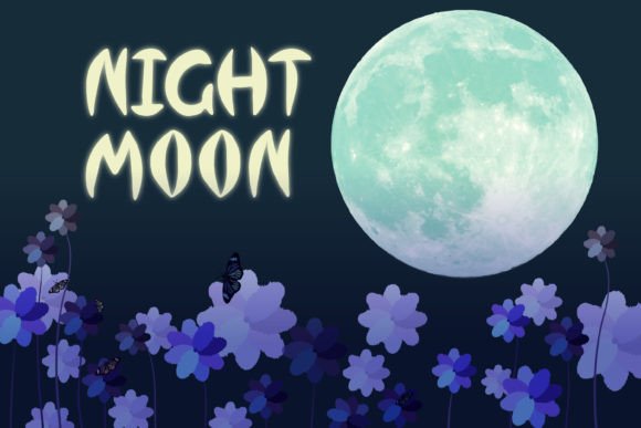 Nightmoon: A Display Font That Sets the Mood for Mystery