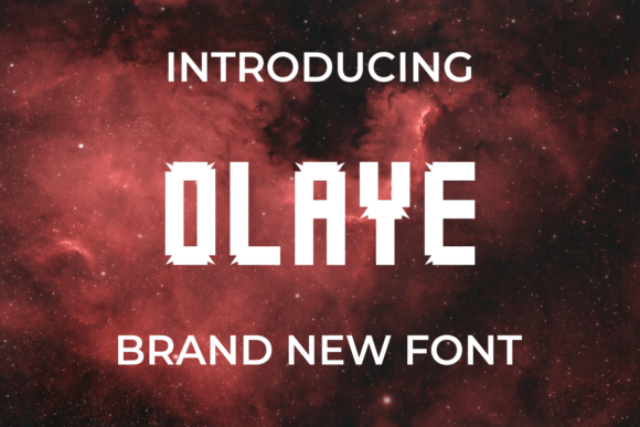 Olaye: A Whimsical Display Font That Brings Personality to Digital Headlines