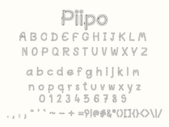 Piipo: A Playful Display Font That Builds Brand Trust