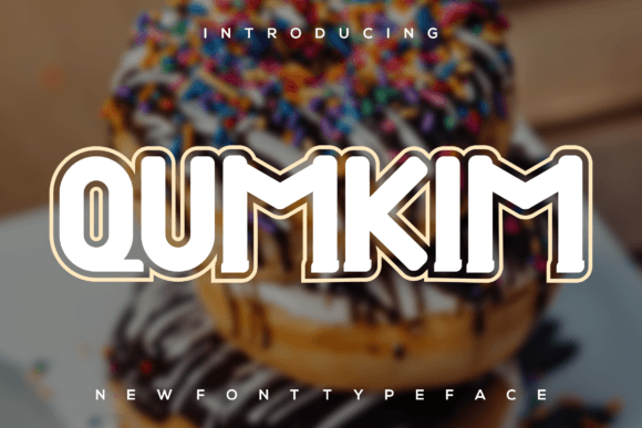 Qumkim: A Playful Display Font for Joyful Digital Experiences