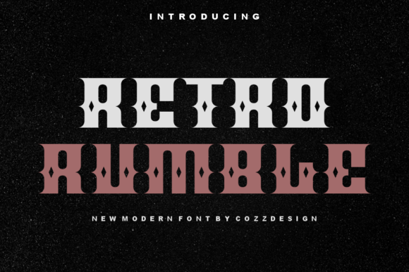 Retro Rumble: A Display Font That Adds Instant Character to Your Brand