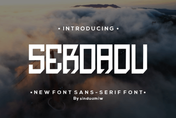 Serdadu: A Futuristic Display Font That Elevates Digital Branding