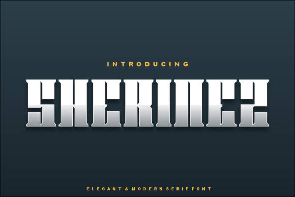 Sherinez: A Modern Display Font That Just Works