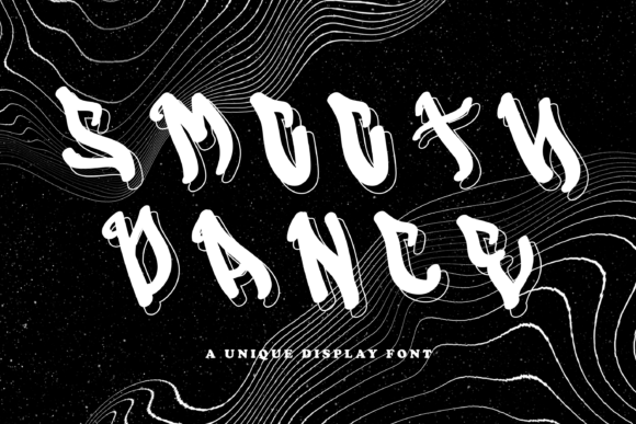 Smooth Dance: A Playful Display Font for Handmade Creators