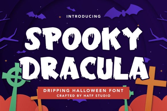 Spooky Dracula: A Display Font That Gives Your Brand Instant Halloween Magic