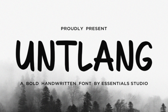 Untlang: A Bold Display Font That Anchors Brand Identity